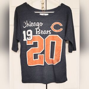 NFL Chicago Bears Navy Tee XSmall